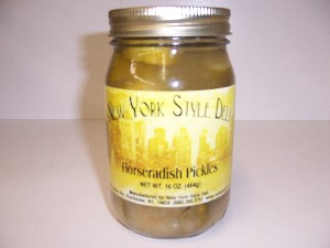 NY Deli Horseradish Pickles 16 oz.  $6.99
